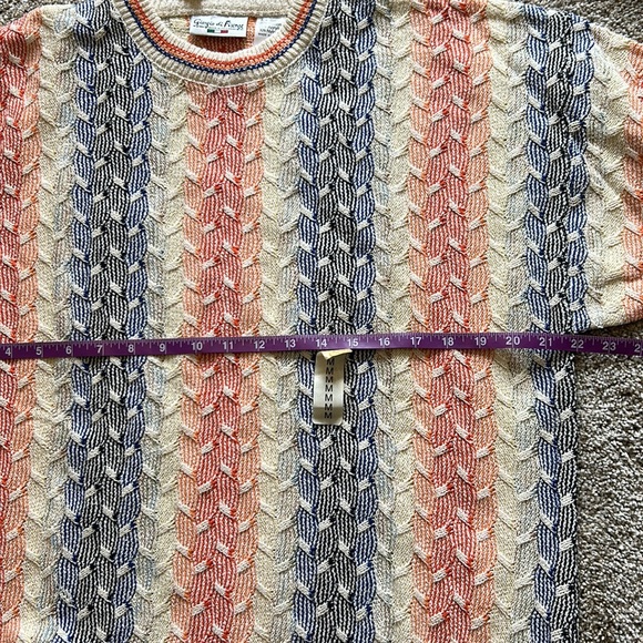 Giorgio Di Firenze pull over sweater mens round neck long sleeve light MD & XXL - Picture 3 of 13